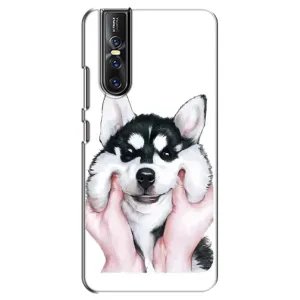 Бампер для Vivo V15 Pro с картинкой "Песики" (Собака Хаски)