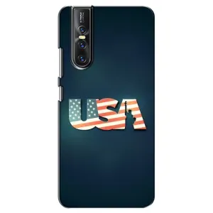 Чехол Флаг USA для Vivo V15 Pro (USA)
