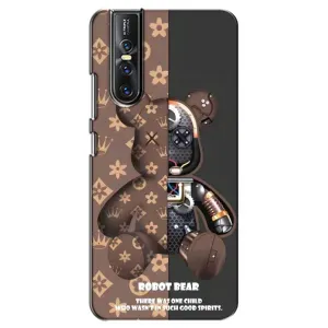 Силиконовый чехол для Vivo V15 Pro (Медмедь Луи Виттон)