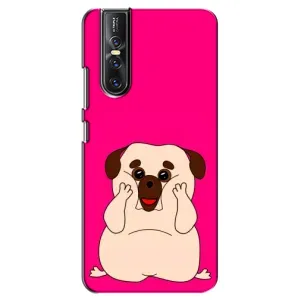 Чехол (ТПУ) Милые собачки для Vivo V15 Pro (Веселый Мопсик)
