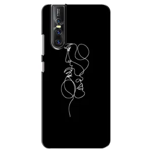 Силиконовые Чехлы Любимому человеку для Vivo V15 Pro (Влюбленная пара)