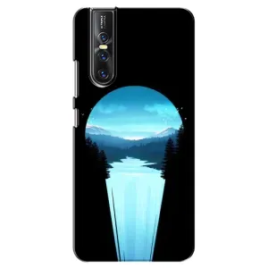 Летний Чехол на Vivo V15 Pro (Синий Водопад)