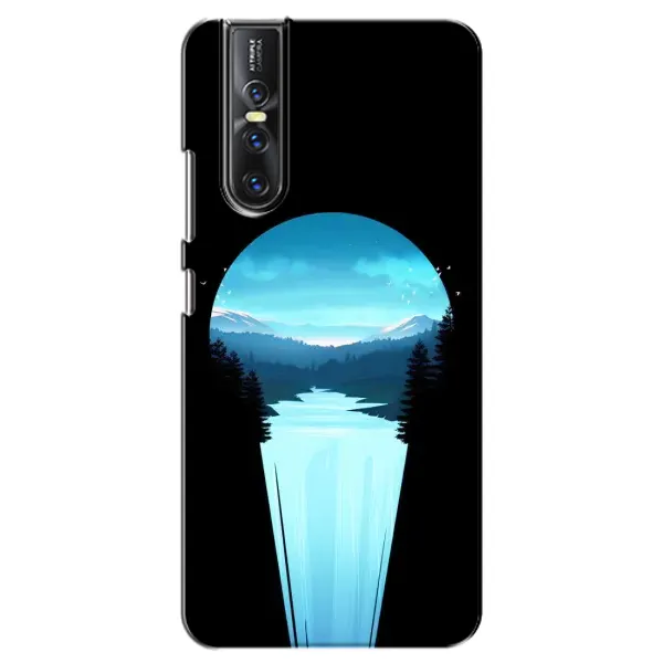 Чехол с рисунком «Синий Водопад» для Vivo V15 Pro Чехол с рисунком «Синий Водопад» для Vivo V15 Pro