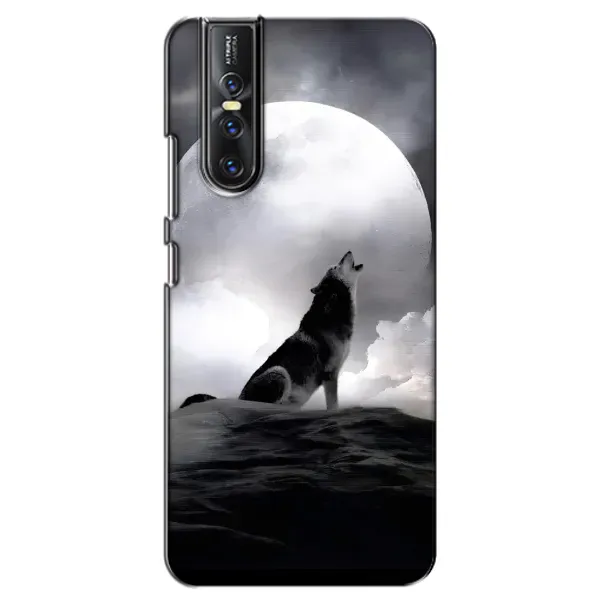 Чехол с рисунком «Волк и луна» для Vivo V15 Pro