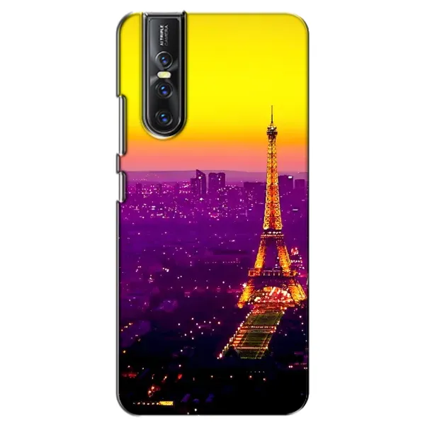 Чехол с рисунком «Яркая башня» для Vivo V15 Pro
