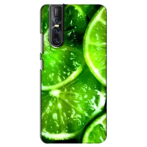 Чехол с изображением вкусной еды для Vivo V15 Pro (Яркий ЛАЙМ)