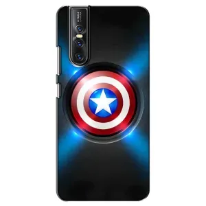 Чехол с Щитом Капитана Америки на Vivo V15 Pro (Яркий Щит Капитана)