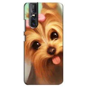 Чехол (ТПУ) Милые собачки для Vivo V15 Pro (Йоршенский терьер)