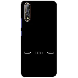 Силиконовый бампер с картинкой машины на ViVO V17 Neo (Силует Audi)