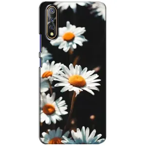 Чехол с ромашками на ViVO V17 Neo (Белые ромашки)