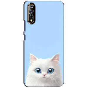 Чехол на тематику: Коты для Vivo V17 Neo (Белый кот)