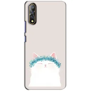 Чехол на тематику: Коты для Vivo V17 Neo (Белый котик)