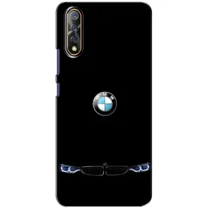 Силиконовый бампер с картинкой машины на ViVO V17 Neo (Черный BMW)