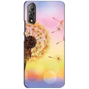 Силиконовый Чехол с одуванчиками на ViVO V17 Neo (Цветок-одуванчик)