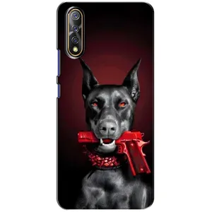 Чехол ДОБЕРМАН для ViVO V17 Neo (Доберман злой)