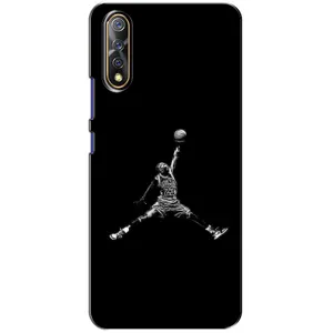 Силиконовый Чехол Nike Air Jordan на Виво В17 Нео (Джордан)