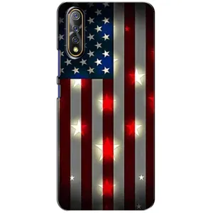 Чехол Флаг USA для ViVO V17 Neo (Флаг США 2)