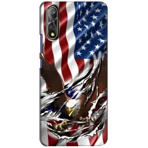 Чехол Флаг USA для ViVO V17 Neo (Флаг USA)