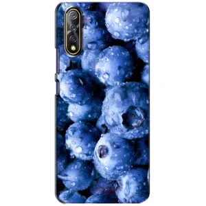 Чехол с изображением вкусной еды для ViVO V17 Neo (Голубика)