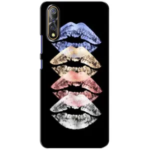 Чехол Стильные девушки на ViVO V17 Neo (Губы)