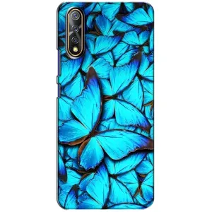 Силиконовый бампер с картинкой животных для ViVO V17 Neo (Крылья бабочек)
