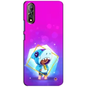 Чехол Бравл Старс для ViVO V17 Neo (Леон в костюме Акулы)