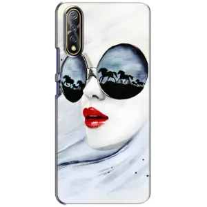 Чехол с картинкой Модные Девчонки ViVO V17 Neo (Любительница коней)