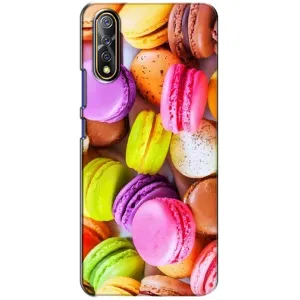 Чехол с изображением вкусной еды для ViVO V17 Neo (Макаруны)