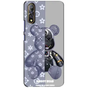Силиконовый чехол для ViVO V17 Neo (Медведь Louis Vuitton)