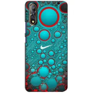 Силиконовый Чехол на ViVO V17 Neo с картинкой Nike (Найк зеленый)