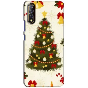Чехол Новогодняя Елка на ViVO V17 Neo (Новогодний принт)
