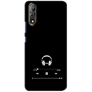 Чехол с картинками на черном фоне для ViVO V17 Neo (Плеер)