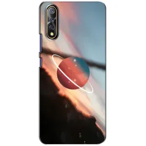 Чехол (ТПУ) с планетами на ViVO V17 Neo (Сатурн)