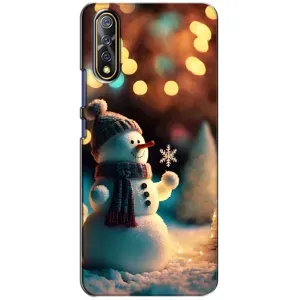 Чехлы на Новый Год ViVO V17 Neo (Снеговик праздничный)