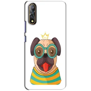 Бампер для ViVO V17 Neo с картинкой "Песики" (Собака Король)