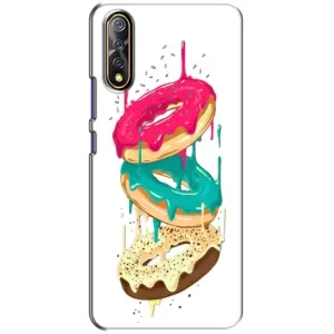 Чехол с изображением вкусной еды для ViVO V17 Neo (Сочные пончики)