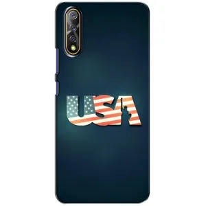 Чехол Флаг USA для ViVO V17 Neo (USA)