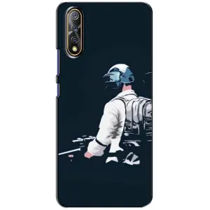 Чохол з картинкою "Герой Pubg" на ViVO V17 Neo (В екіперівці)
