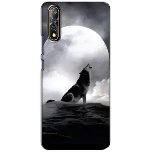 Чехол с Волком на ViVO V17 Neo (Волк и луна)