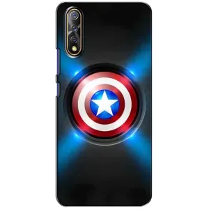 Чехол с Щитом Капитана Америки на ViVO V17 Neo (Яркий Щит Капитана)
