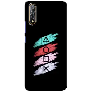 Чехол КИБЕРСПОРТ для ViVO V17 Neo (Значки Sony)