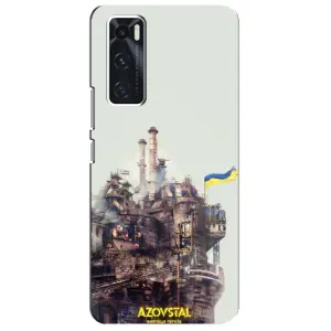 Чехлы на военную тематику для ViVO V20 se (Азовсталь)