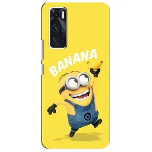 Мультяшный принт на Чехол для Виво В20 СЕ (Banana)