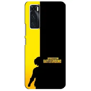 Чохол (TPU) з картинкою "Лого Пабг" на Віво В20 СЕ (Battlegrounds)