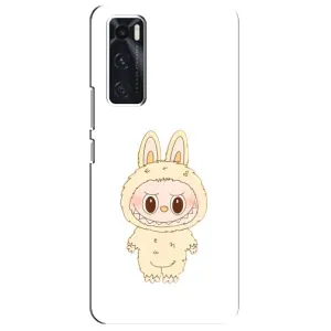 Чехол с принтом Лабубу для ViVO V20 se (Бежевый Лабубу)
