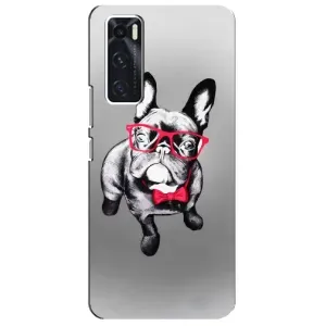Чохол (ТПУ) Милі песики для ViVO V20 se (Бульдог в окулярах)