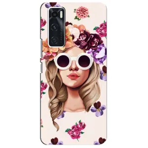 Чохол з картинкою Модні Дівчата ViVO V20 se (Дівчина в окулярах)