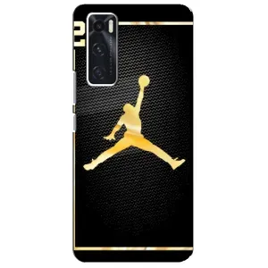 Силиконовый Чехол Nike Air Jordan на Виво В20 СЕ (Джордан 23)