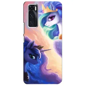 Чехол Unicorn на ViVO V20 se (Единорожки на тучках)