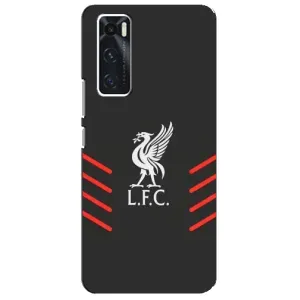 Силиконовые Чехлы принт Футбол на ViVO V20 se (Эмблема Liverpool)